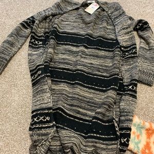 Black and Tan Cardigan